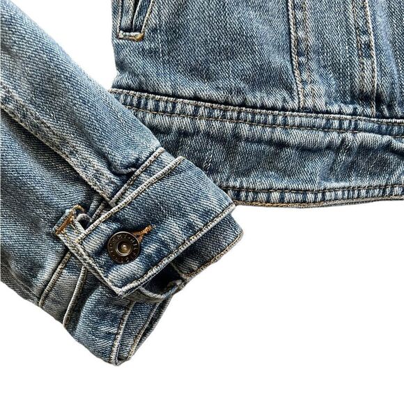 Vintage 90s TOMMY HILFIGER Jean Jacket Size Medium - Picture 13 of 13